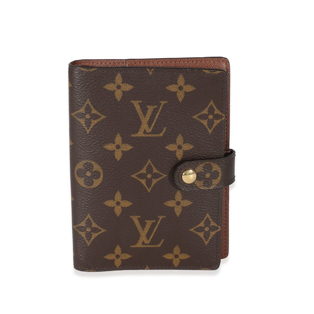 Louis Vuitton Monogram Canvas Small Ring Agenda Cover